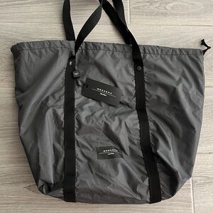 Weekend Max Mara Black and Gray Duffel Bag